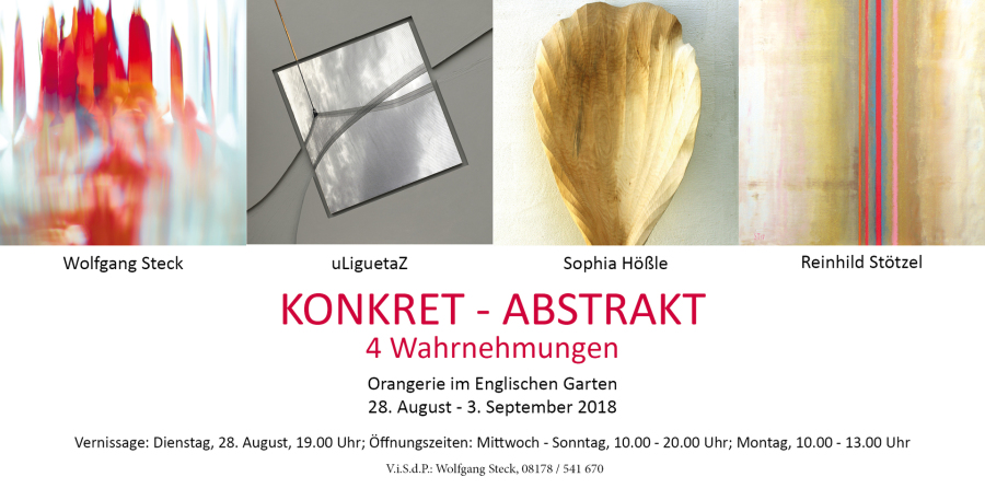 Keyvisual Ausstellung KONKRET – ABSTRAKT