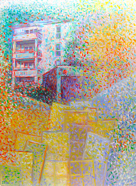 Gemälde Zwischen heute und morgen, Reinhild Stötzel